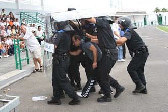 exhibición policial